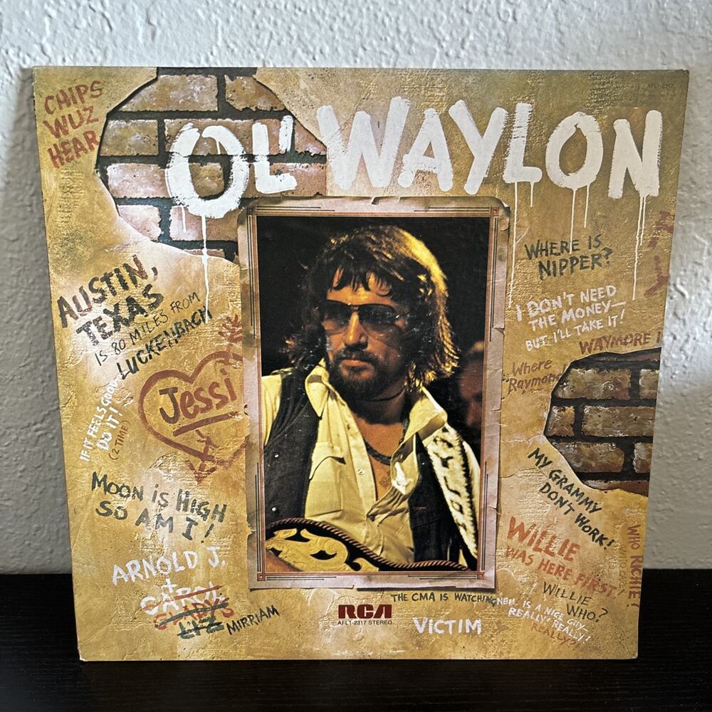 WAYLON JENNINGS OL WAYLON VINYL RECORD LP 1977 RCA VICTOR APL1-2317